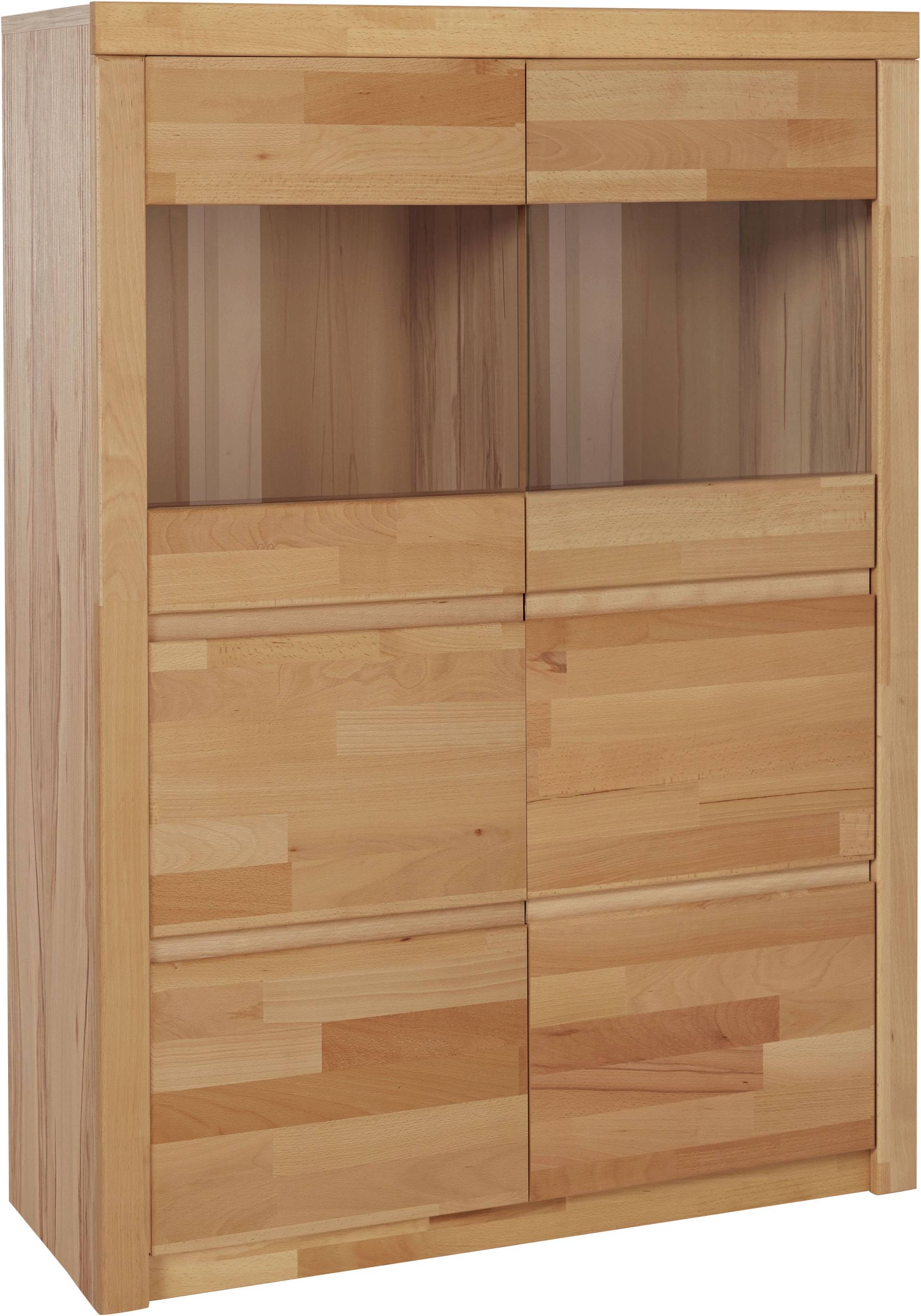 Home affaire Highboard »Silkeborg«, schöne grifflose Optik, teilmassiv Home affaire Highboard »Silkeborg«, schöne grifflose Optik, teilmassiv von home affaire