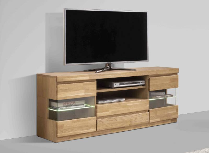 Home affaire Lowboard »OSLO«, Breite ca. 160 cm, Teilmassiv von home affaire