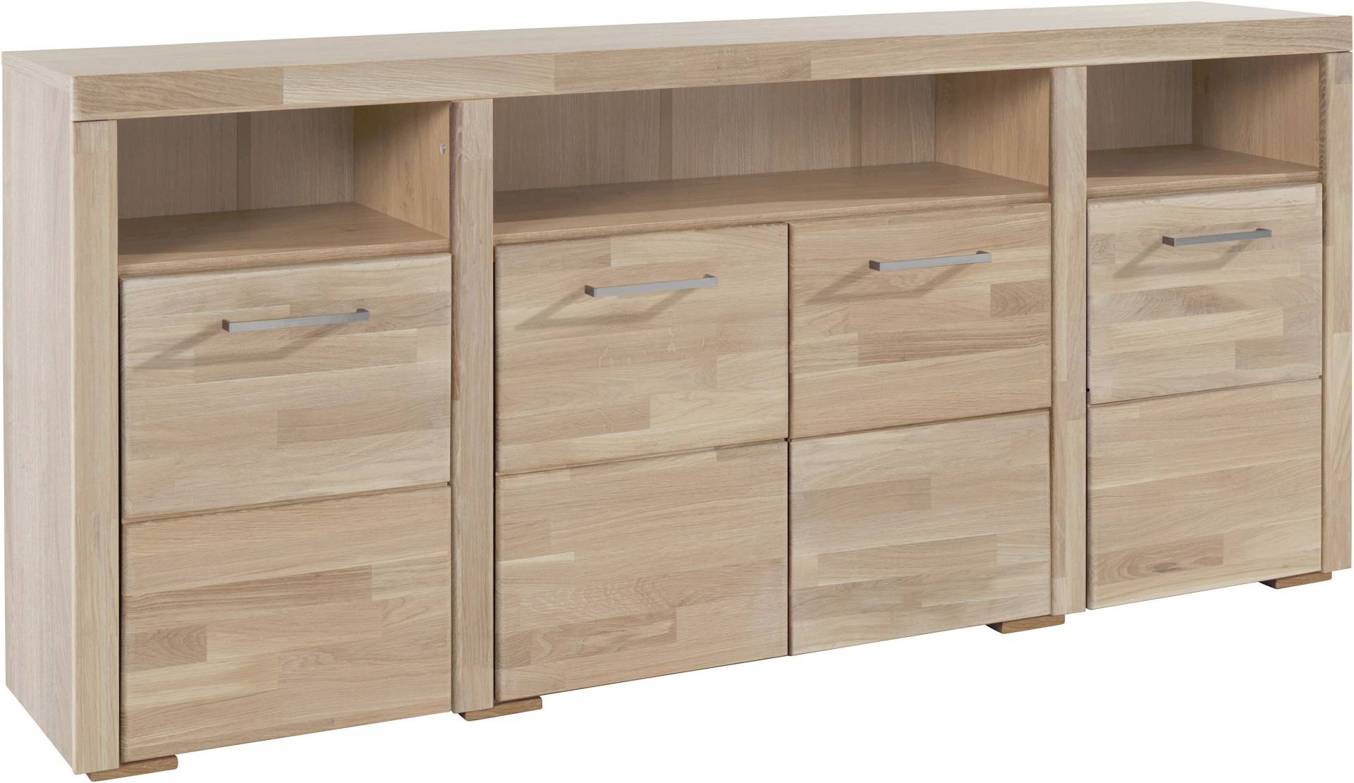 Home affaire Sideboard »Falco«, Fronten in Massivholz von home affaire