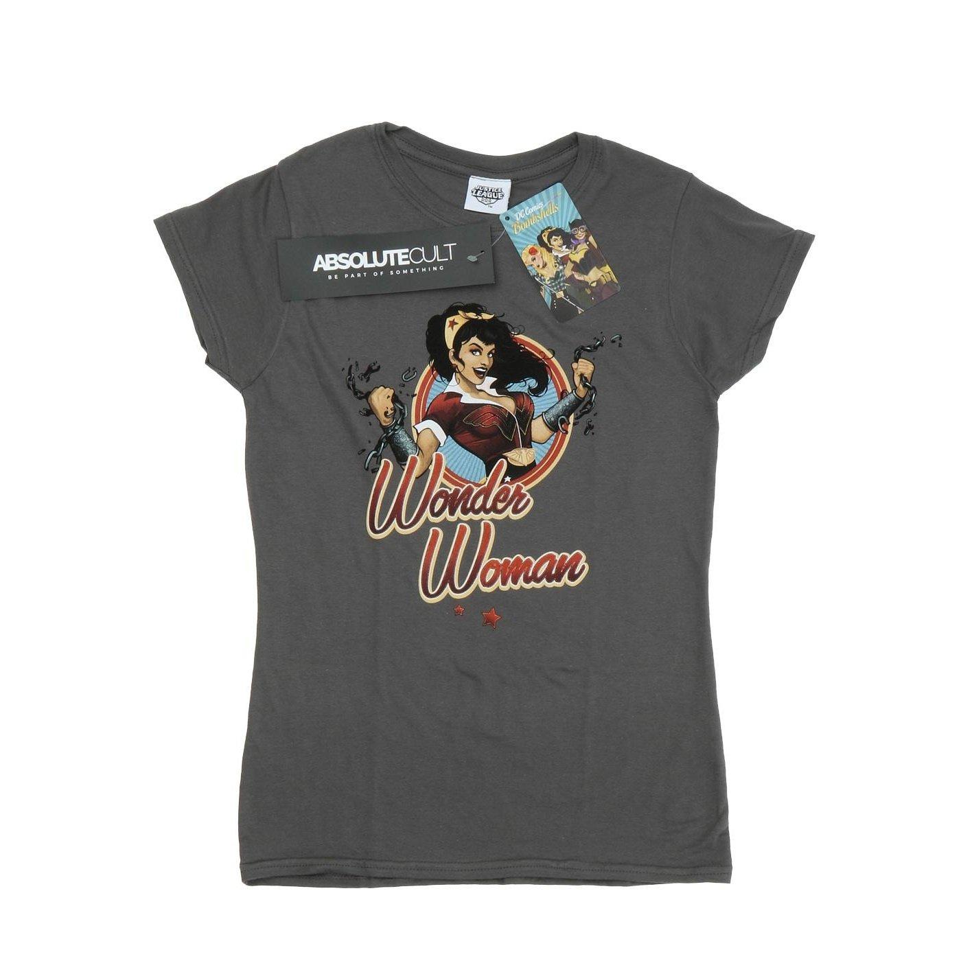 Bombshells Tshirt Damen Charcoal Black M von Wonder Woman