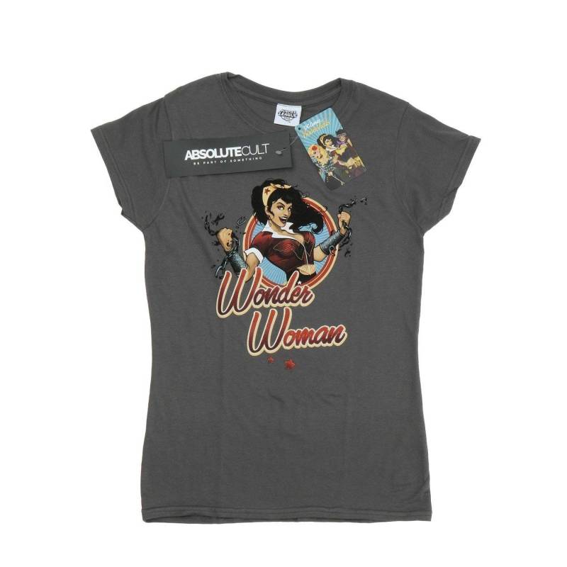 Bombshells Tshirt Damen Charcoal Black M von Wonder Woman