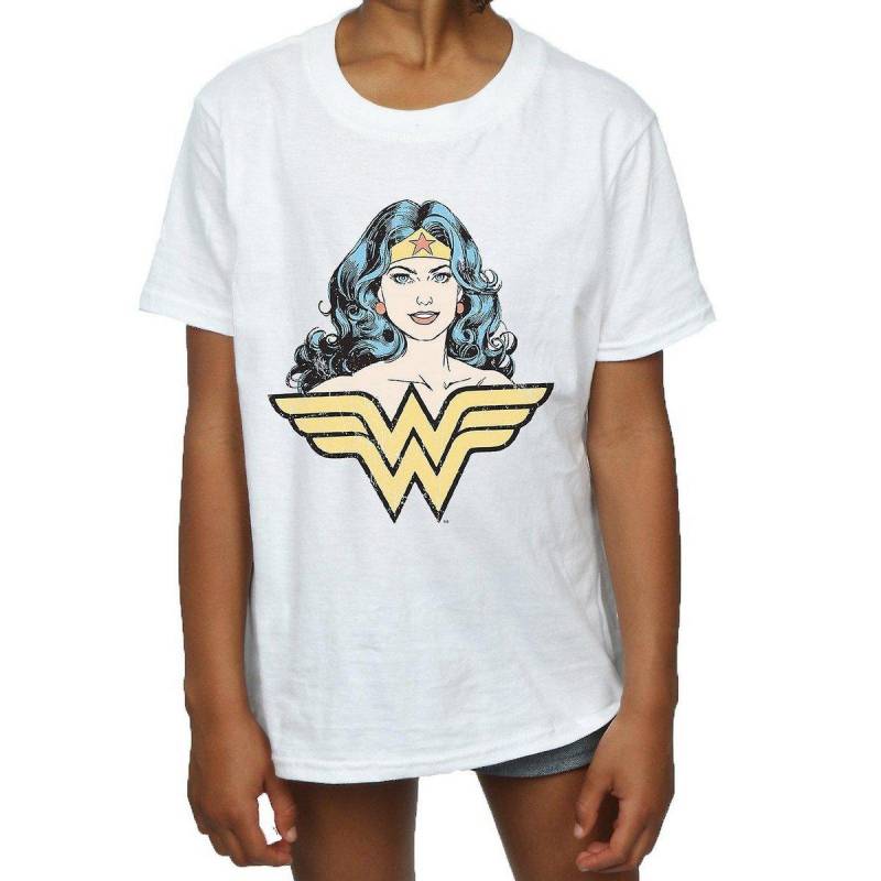 Wonder Woman - Gaze TShirt, 116, Weiss von Wonder Woman