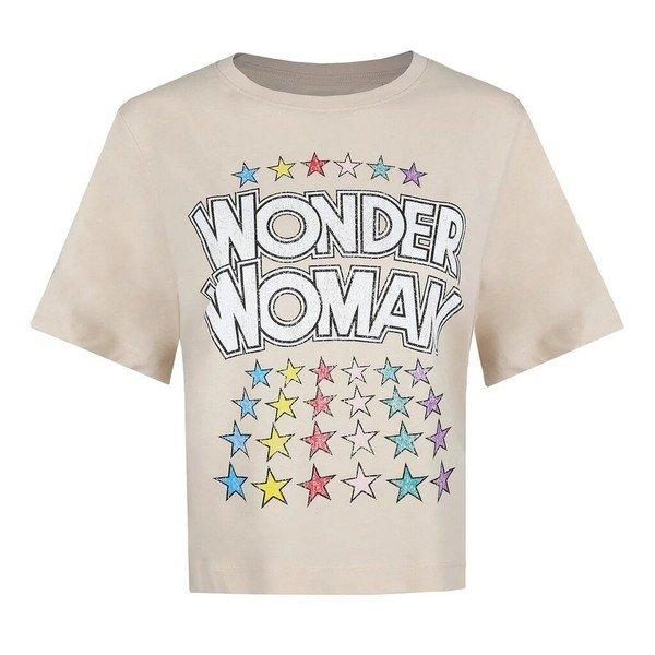 Tshirt Kurz Geschnitten Damen Nude L von Wonder Woman