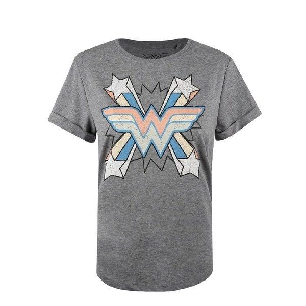 Tshirt Damen Grau S von Wonder Woman