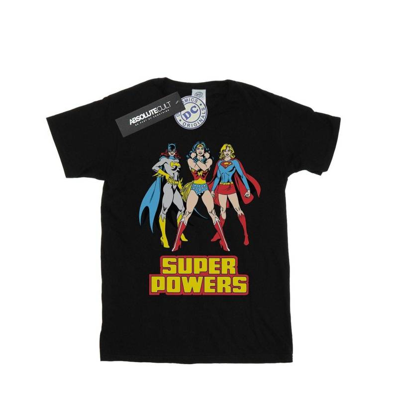 Wonder Woman - Super Power TShirt, 128, Schwarz von Wonder Woman