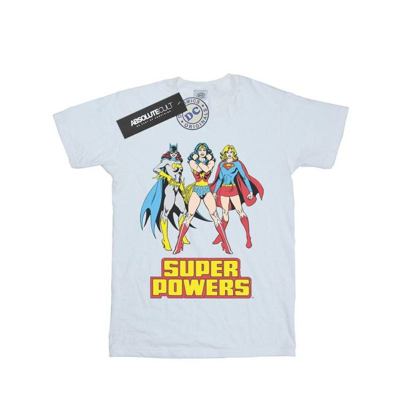 Wonder Woman - Super Power TShirt, 116, Weiss von Wonder Woman