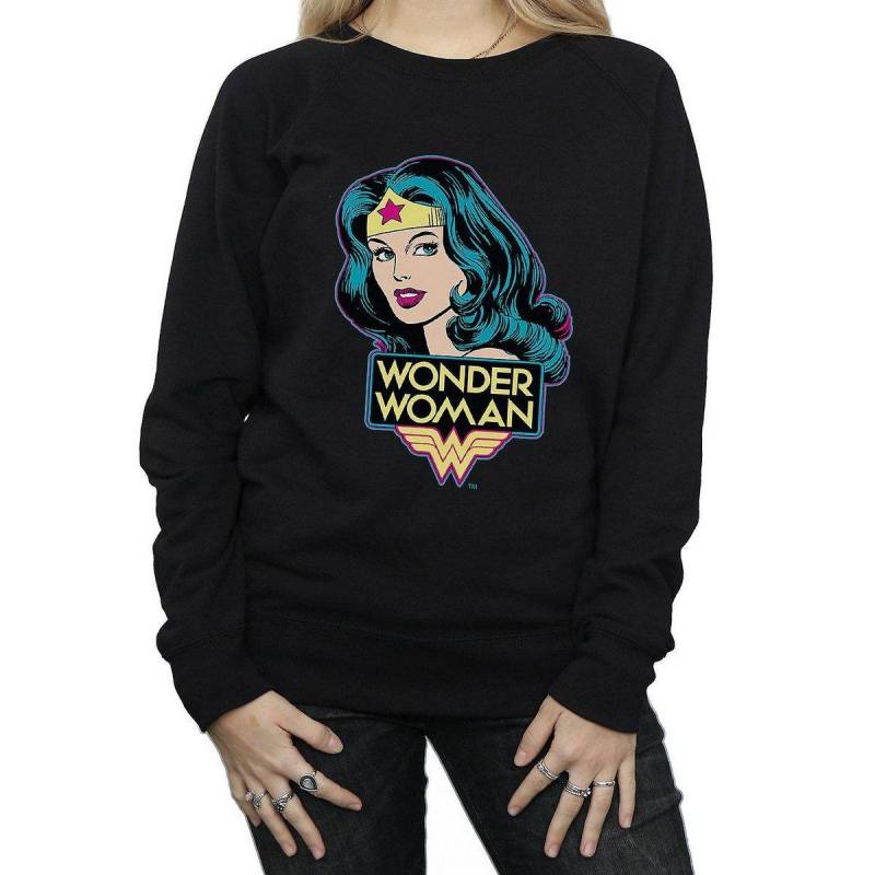 Wonder Woman - Sweatshirt, für Damen, Schwarz, Größe S von Wonder Woman