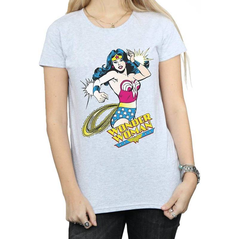 Wonder Woman - TShirt, für Damen, Grau, Größe M von Wonder Woman