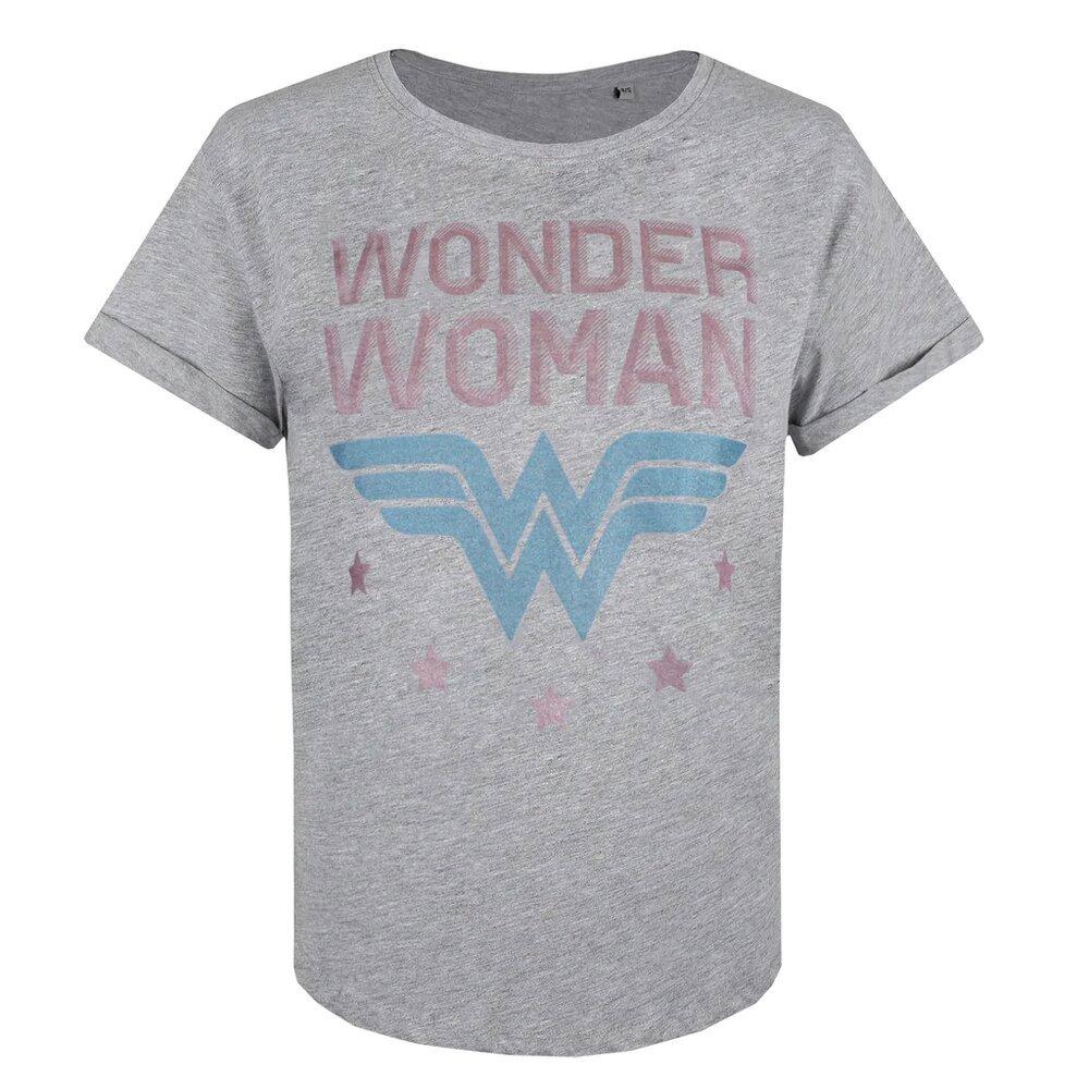 Tshirt Damen Grau S von Wonder Woman