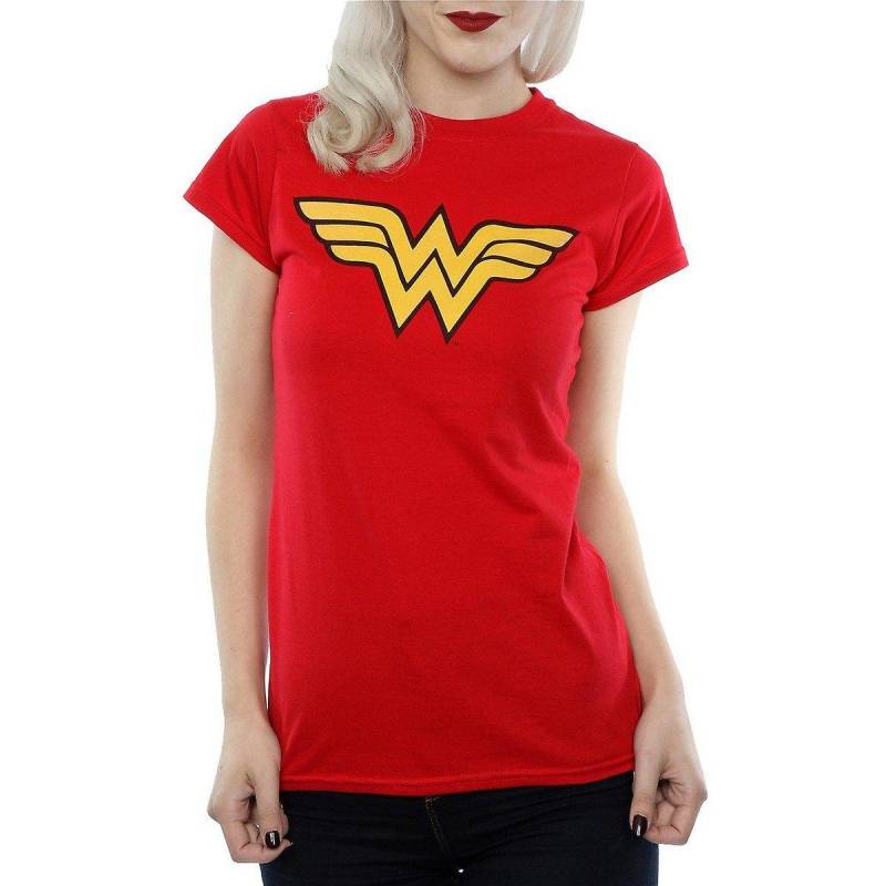 Wonder Woman - TShirt, für Damen, Rot Bunt, Größe M von Wonder Woman