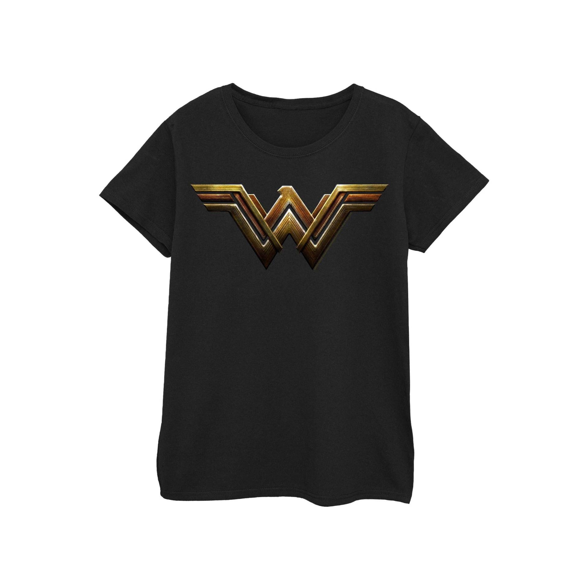 Tshirt Damen Schwarz S von Wonder Woman