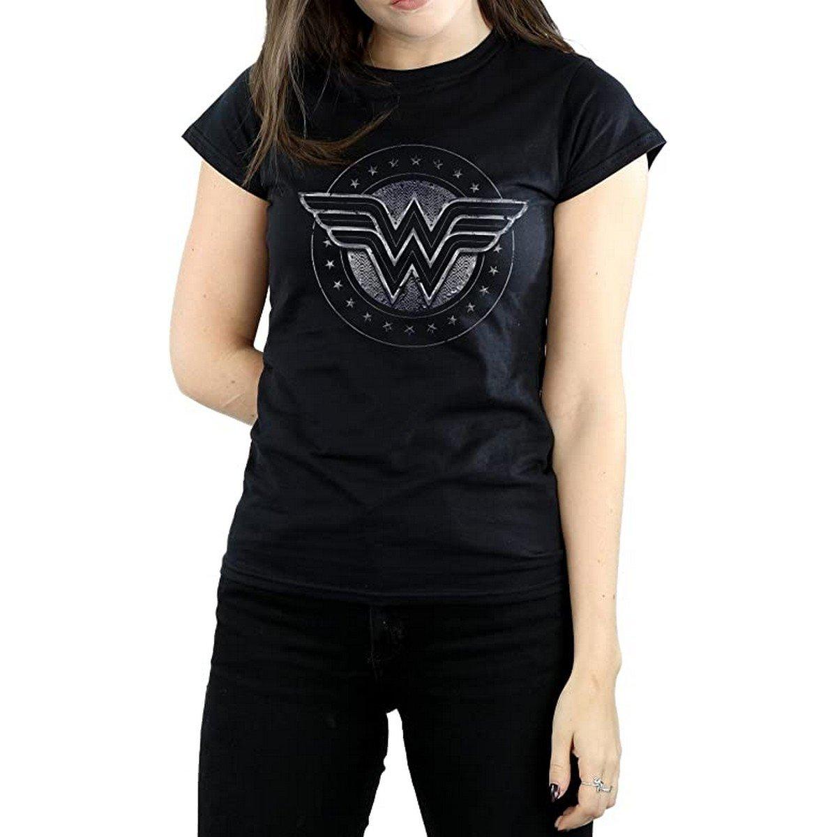 Tshirt Damen Schwarz XL von Wonder Woman