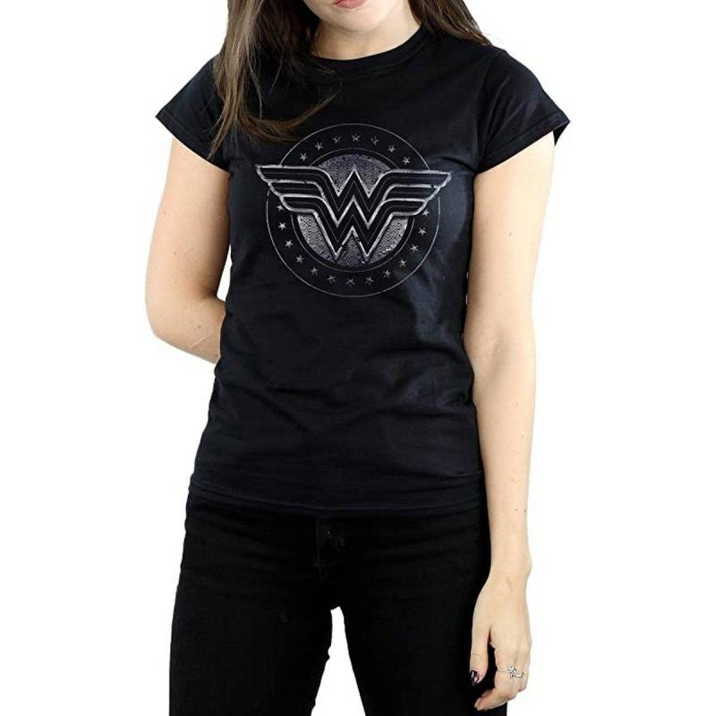 Tshirt Damen Schwarz XXL von Wonder Woman