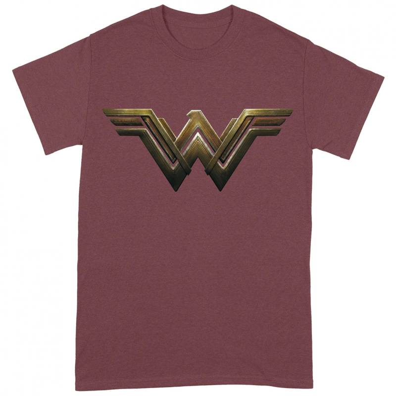 Wonder Woman - TShirt, für Herren, Bordeaux, Größe M von Wonder Woman