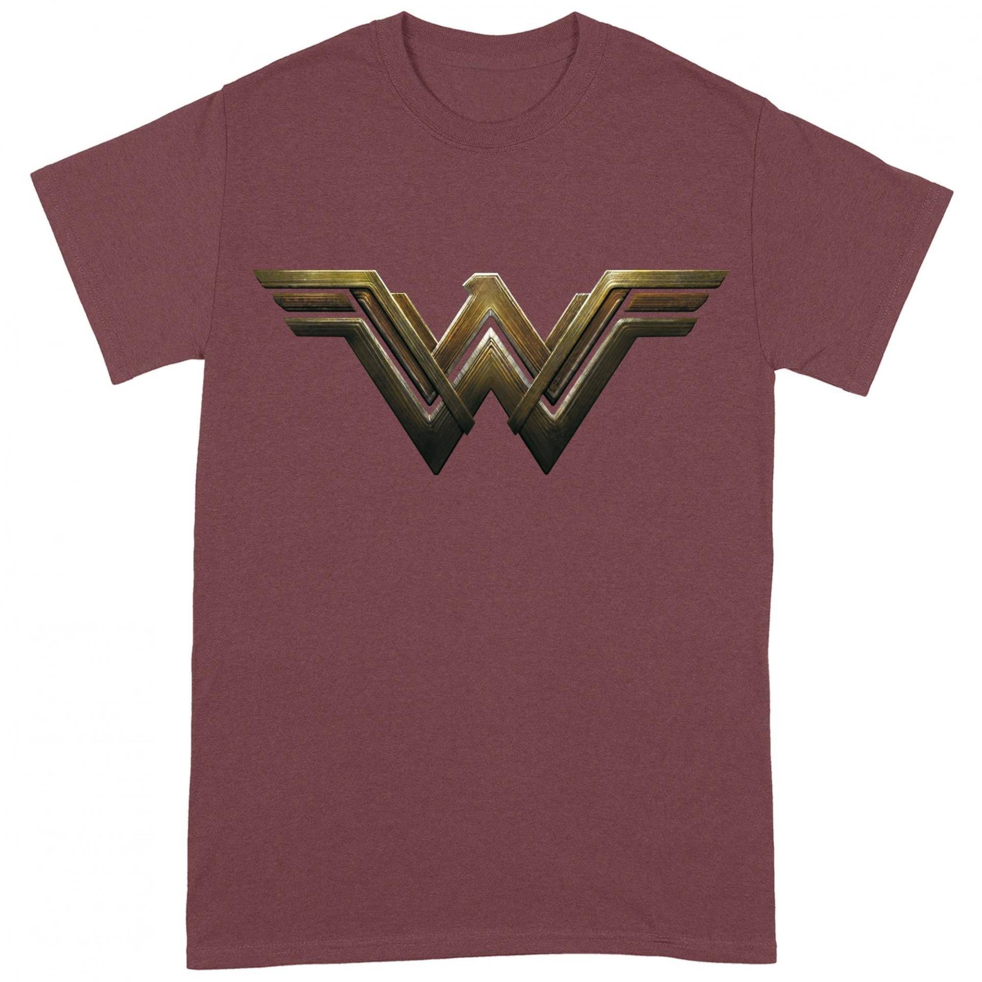 Tshirt Herren Bordeaux XL von Wonder Woman