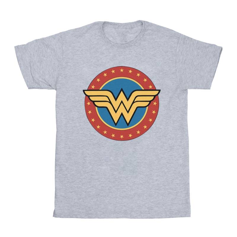 Wonder Woman - TShirt, 128, Grau von Wonder Woman