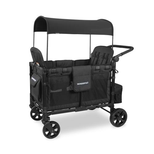 Wonderfold Bollerwagen W4 Elite - volcano black von Wonderfold