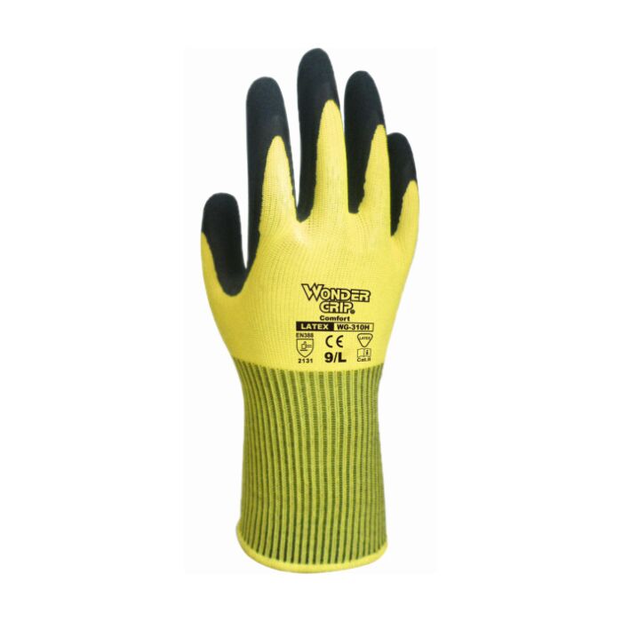 Wondergrip Universal Handschuh 3er Pack, gelb, M von Wondergrip