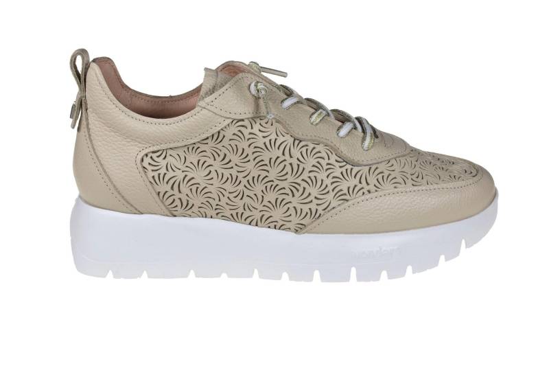 Cairo - Leder Sneaker Damen Beige 41 von Wonders