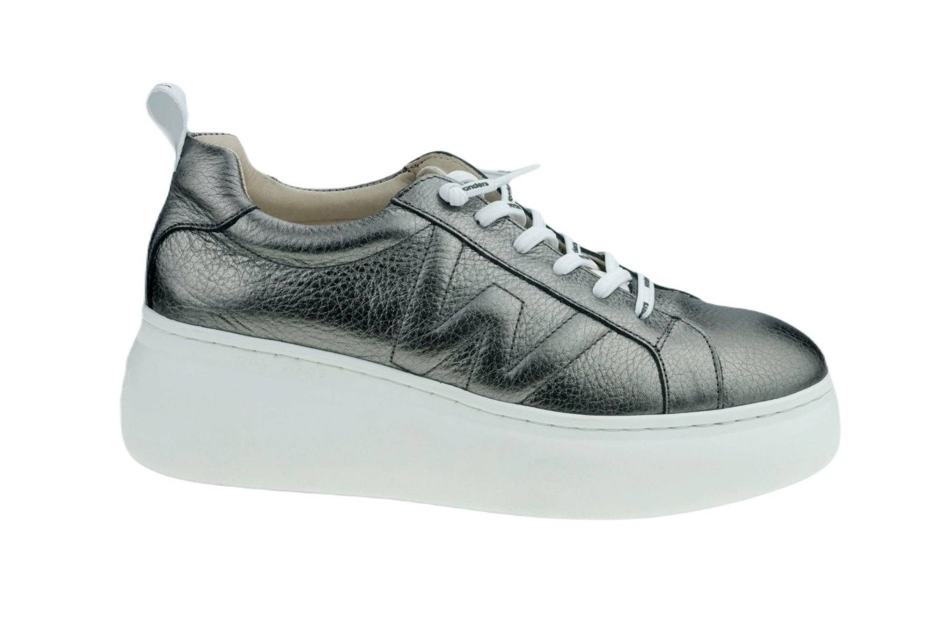 Dorita - Leder Sneaker Damen Grau 35 von Wonders