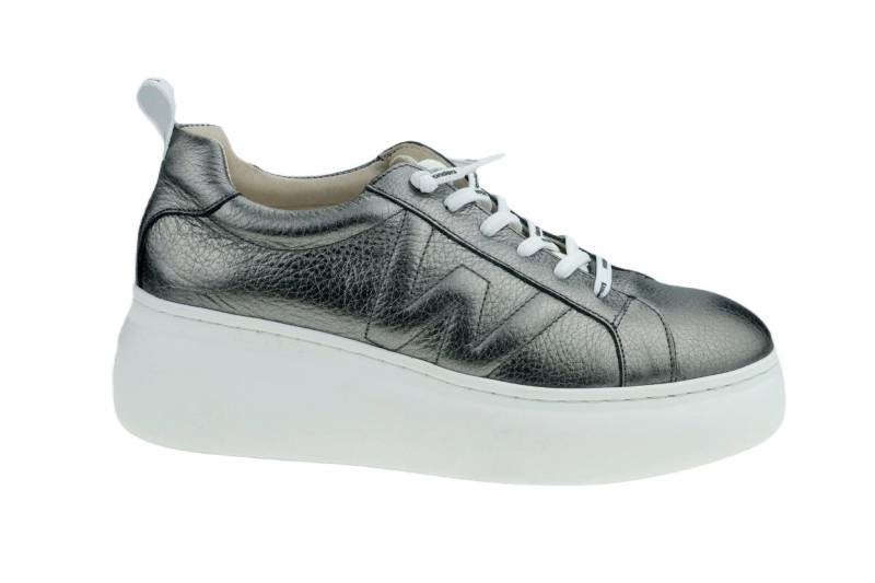 Dorita - Leder Sneaker Damen Grau 35 von Wonders