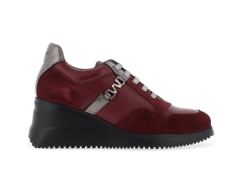 Eva - Leder Sneaker Damen Rot 37 von Wonders