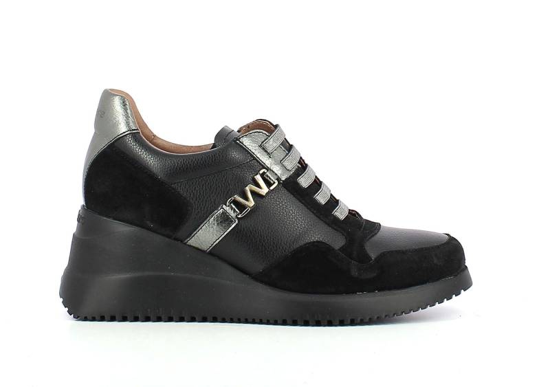 Eva - Leder Sneaker Damen Schwarz 38 von Wonders