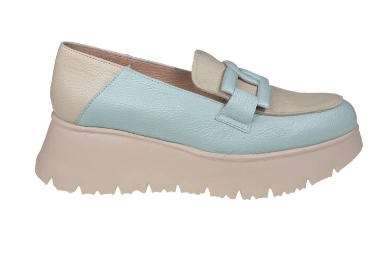 Venecia - Leder Mokassin Damen Blau 38 von Wonders