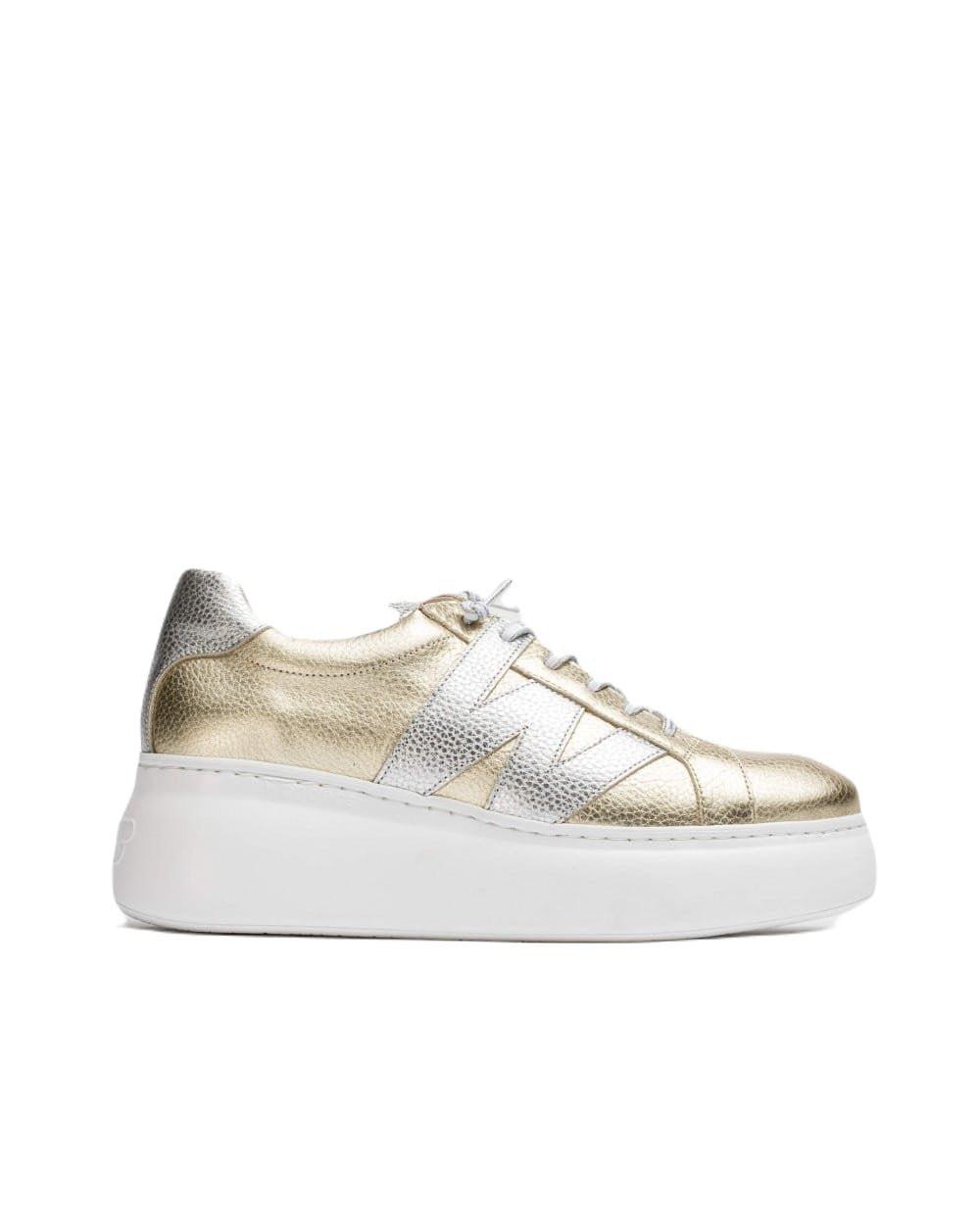 Zurich - Leder Sneaker Damen Gold 35 von Wonders