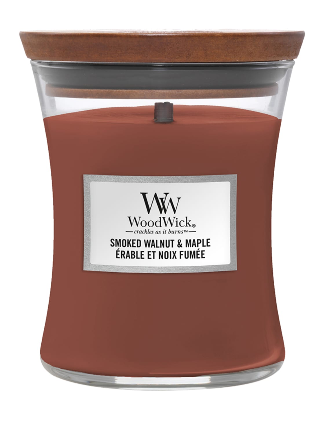 Woodwick Smoked Walnut & Maple Duftkerze 275 g von WoodWick