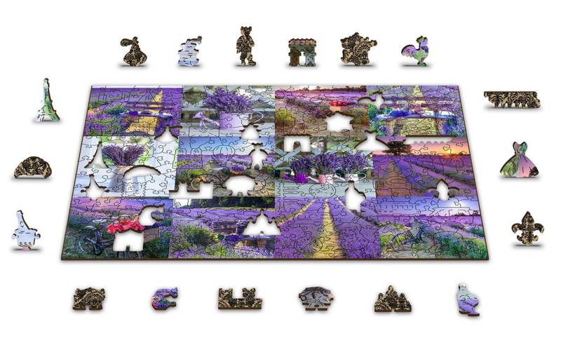 Wooden City Puzzle »Lavender« von Wooden City