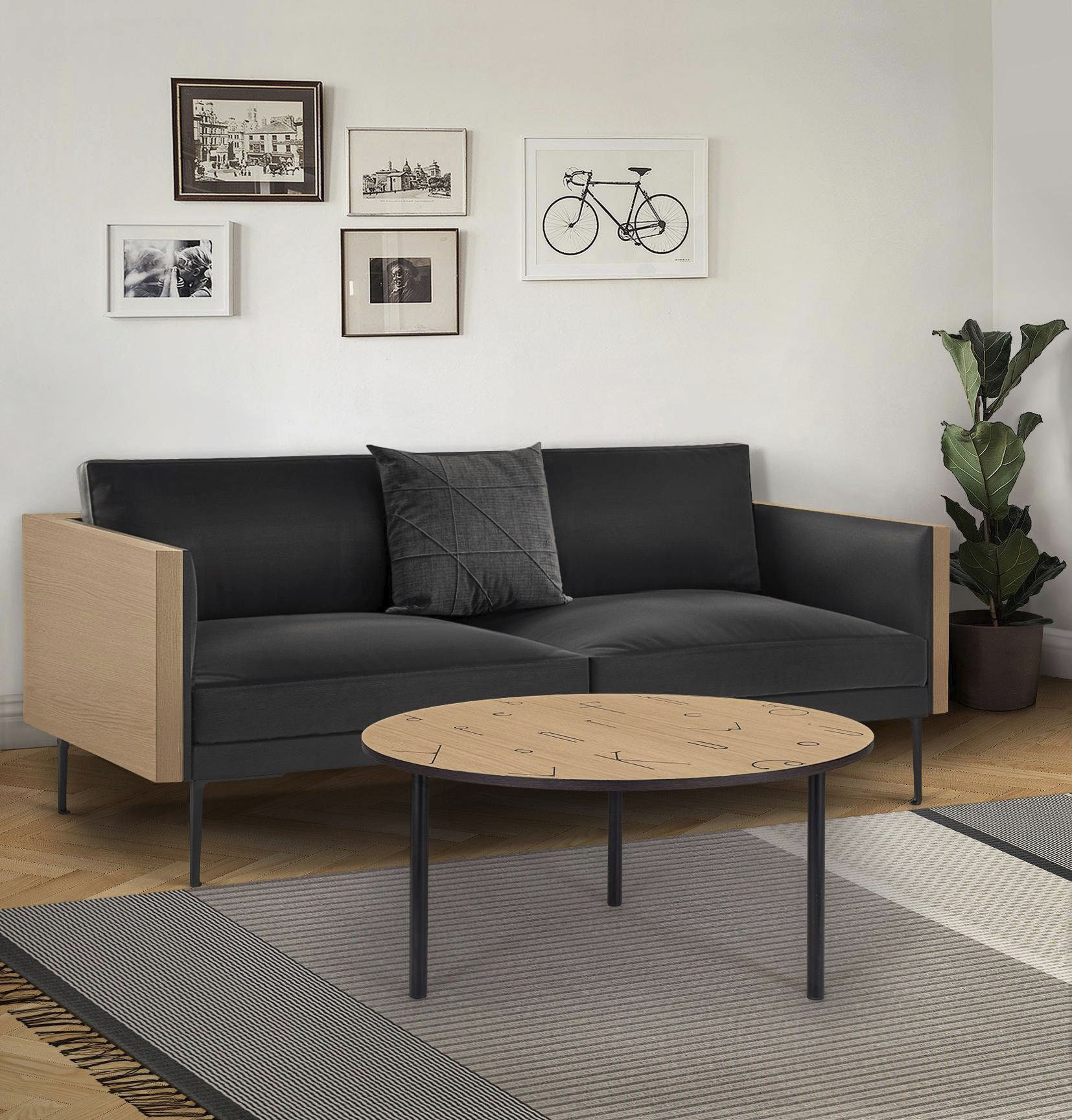 Woodman Couchtisch »Arty«, mit besonderem Print von Woodman