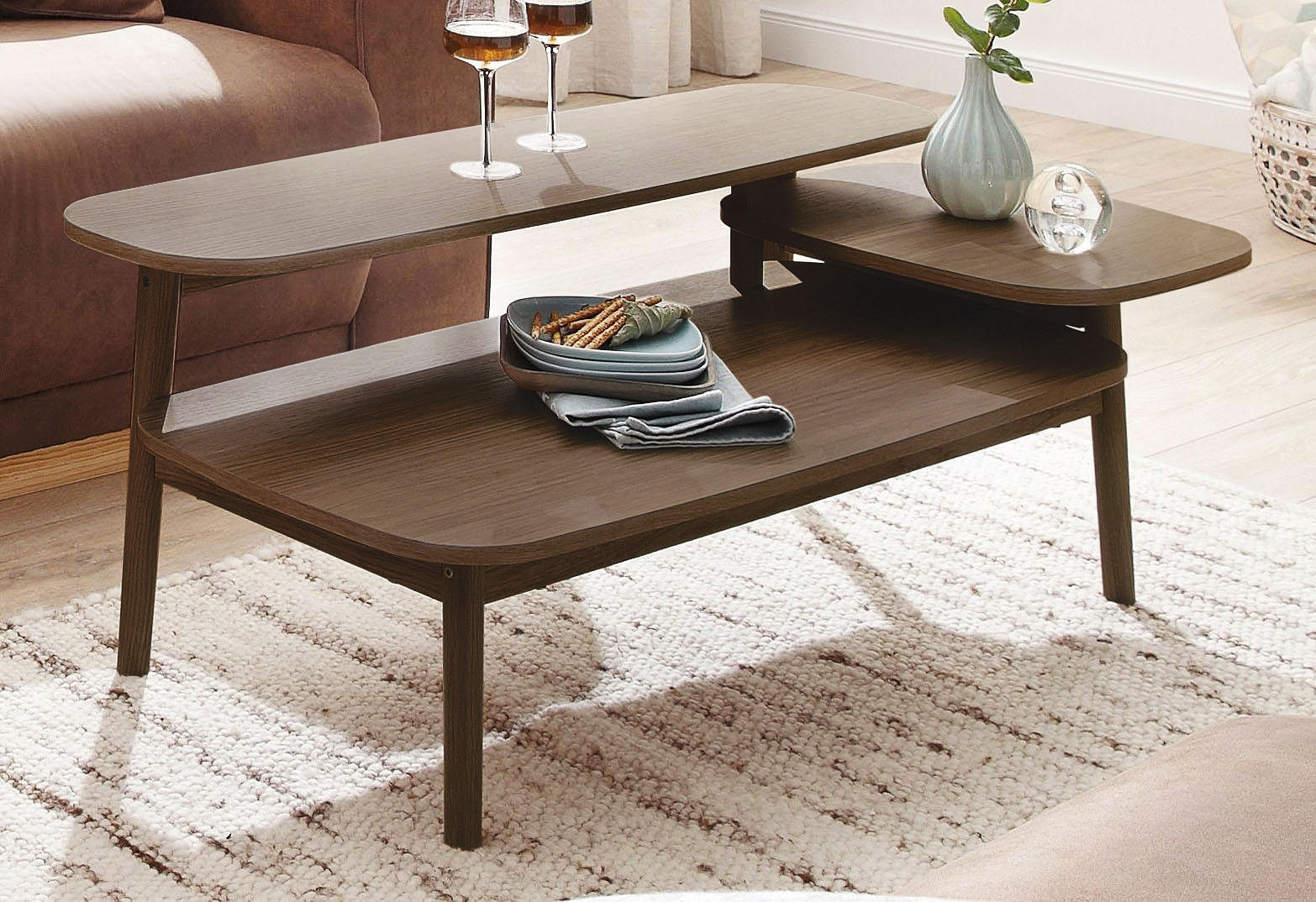 Woodman Couchtisch »Veera«, mit 3 verschiedenen Ebenen Woodman Couchtisch »Veera«, mit 3 verschiedenen Ebenen von Woodman