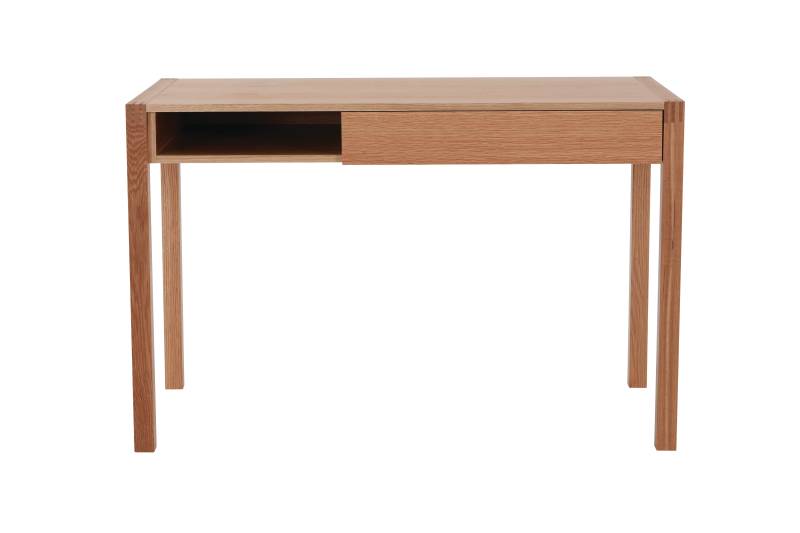 Woodman Schreibtisch »New«, mit offenem Regal und Schublade, Holzfurnier aus Eiche von Woodman