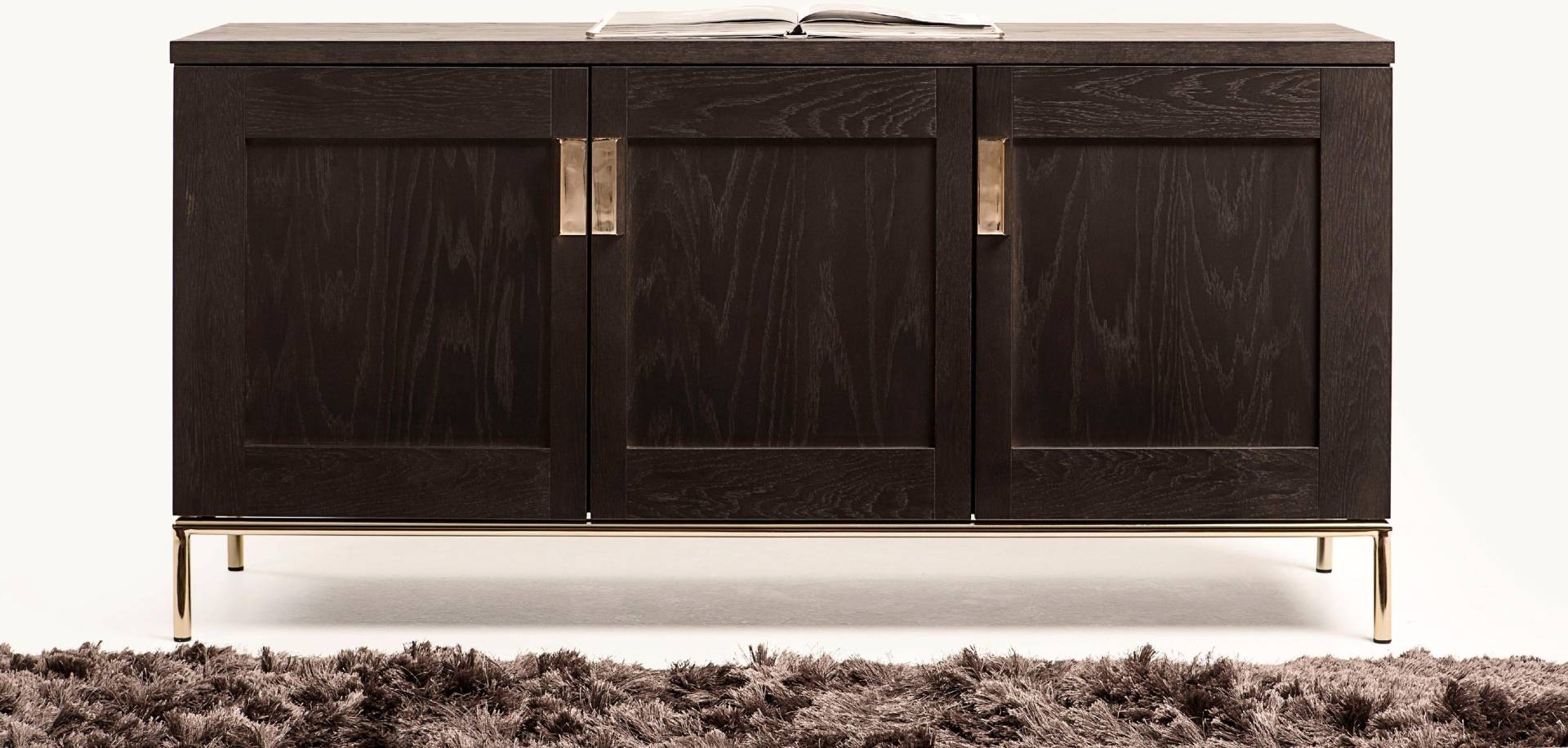 Woodman Sideboard »Parlan«, mit drei Holztüren und Anschlagdämpfern, Soft-Close, Breite 150 cm von Woodman