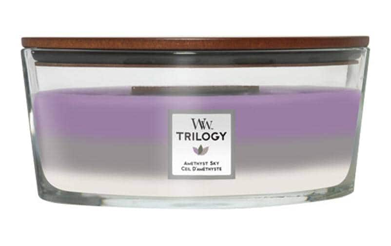 Woodwick Duftkerze »Amethyst Sky Trilogy Ellipse« von Woodwick