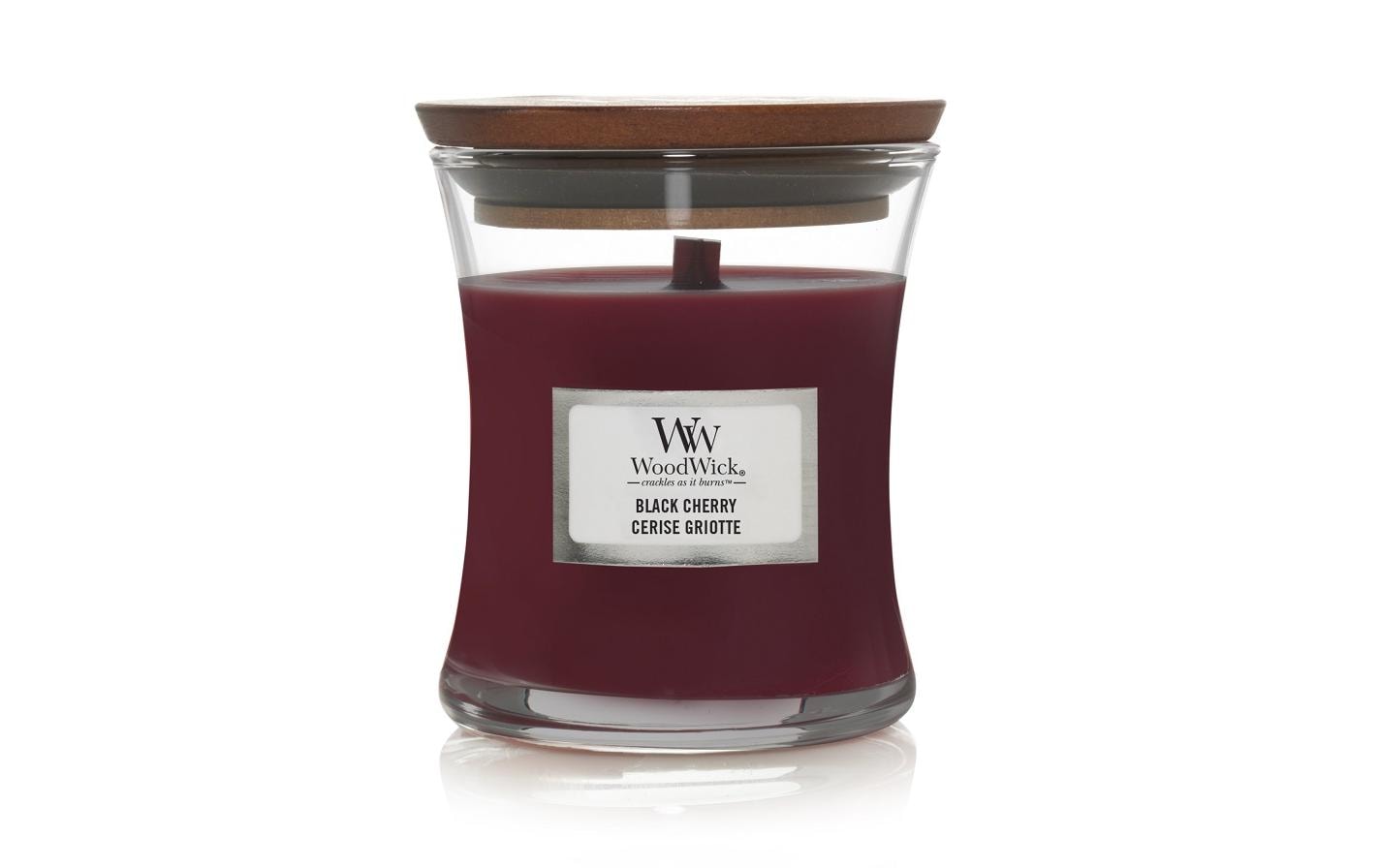 Woodwick Duftkerze »Black Cherry mini Jar« von Woodwick