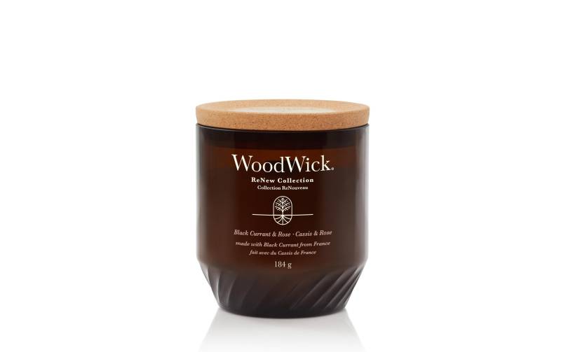 Woodwick Duftkerze »Black Currant & Rose ReNew Medium Jar« von Woodwick