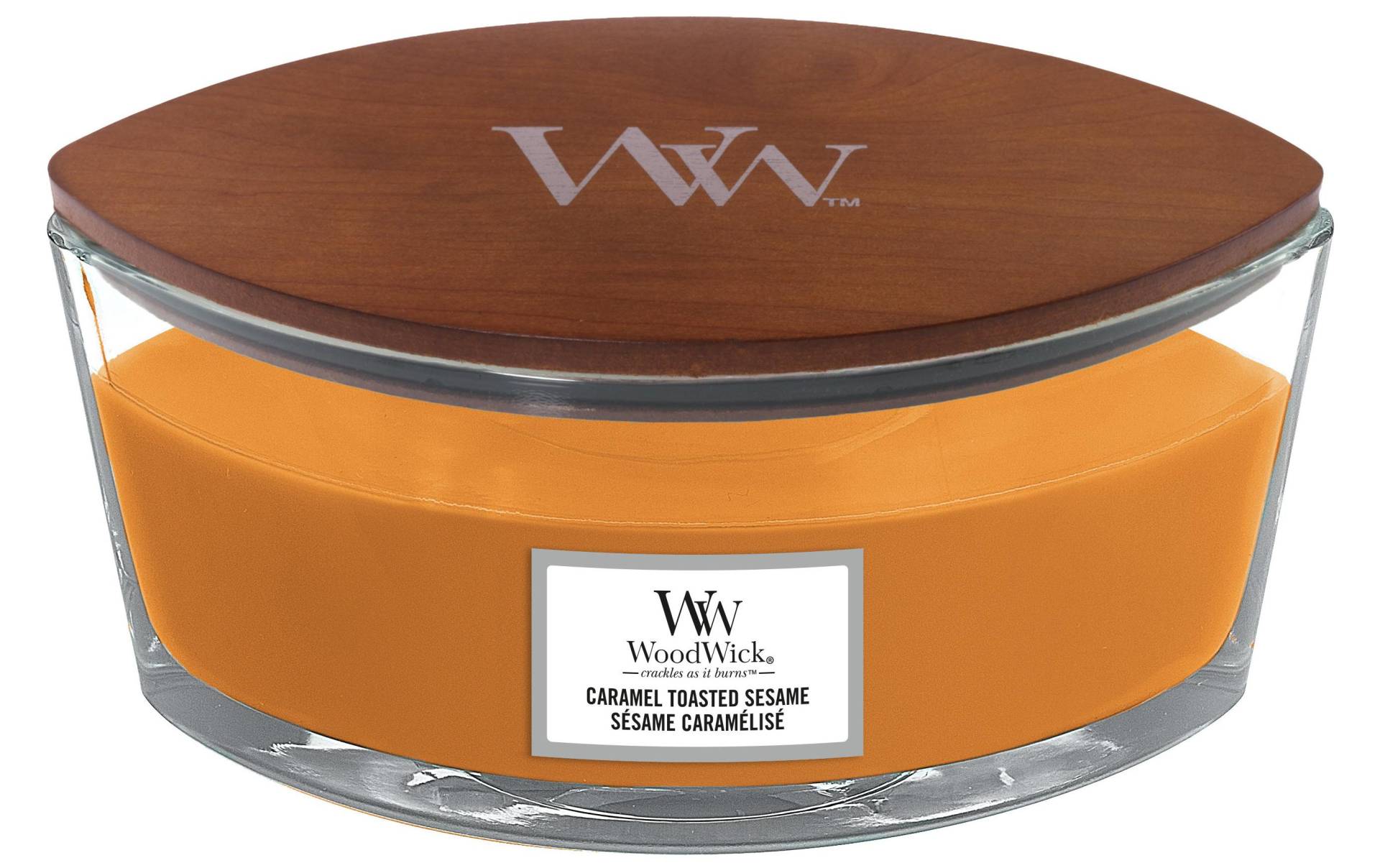 Woodwick Duftkerze »Caramel Toasted Sesame Ellipse« Woodwick Duftkerze »Caramel Toasted Sesame Ellipse« von Woodwick