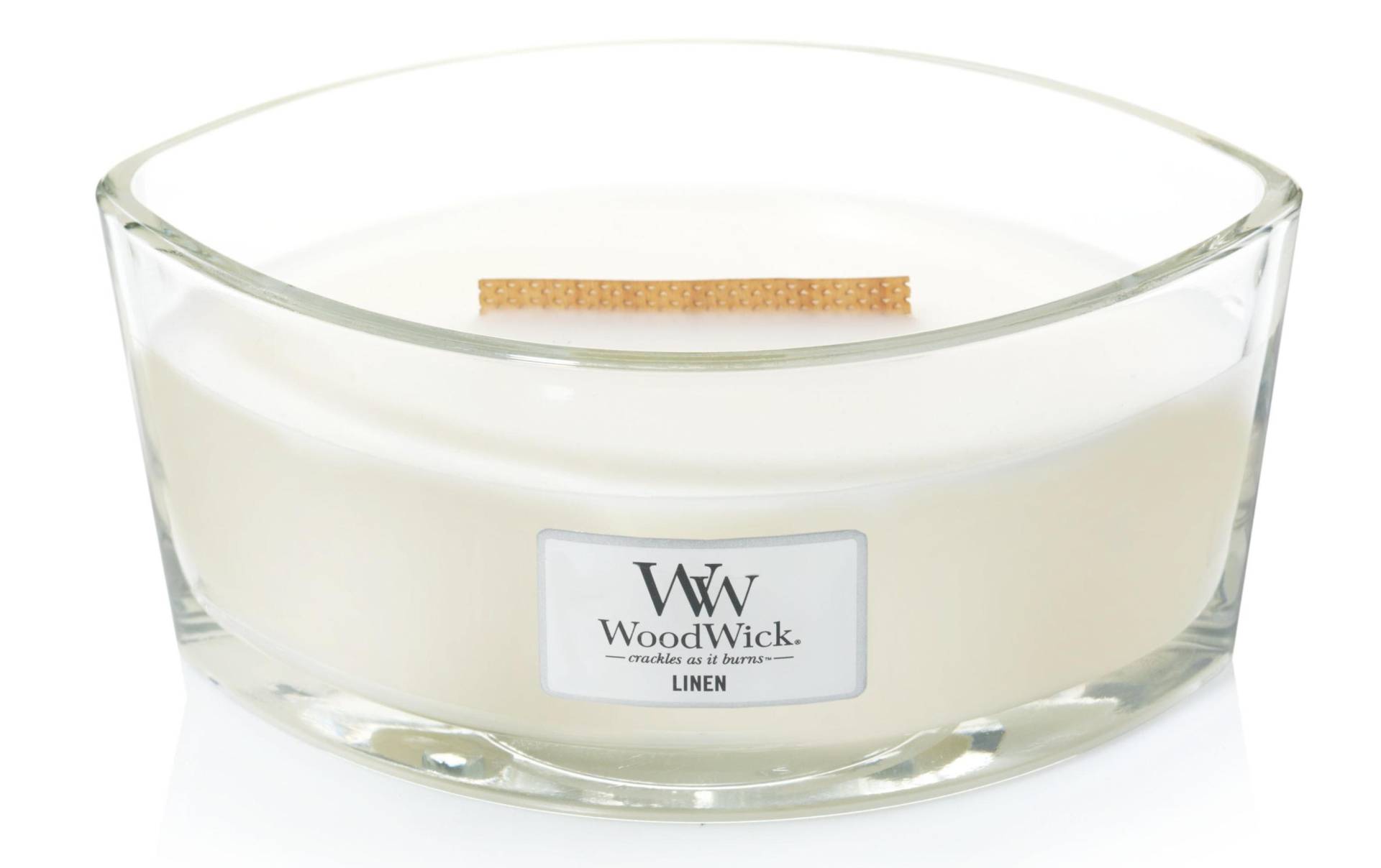 Woodwick Duftkerze »Linen Ellipse« von Woodwick