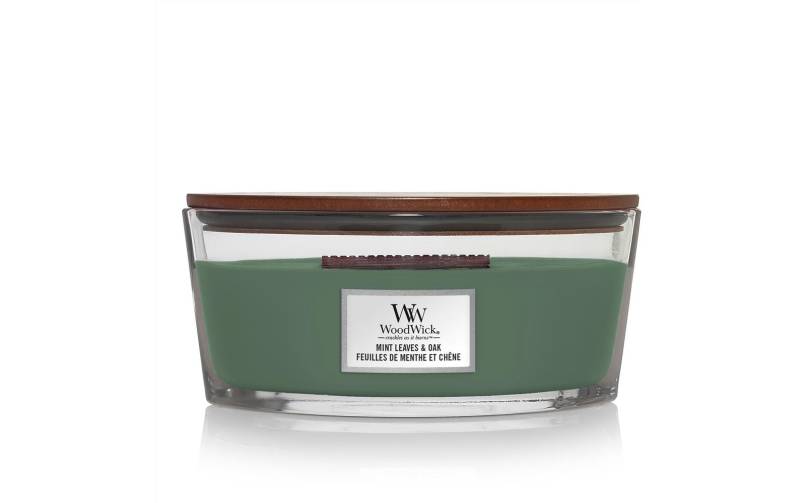 Woodwick Duftkerze »Mint Leaves & Oak« von Woodwick