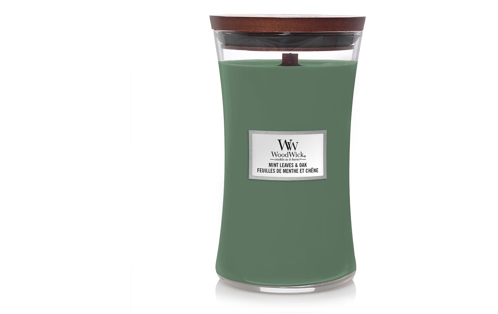 Woodwick Duftkerze »Mint Leaves & Oak« von Woodwick