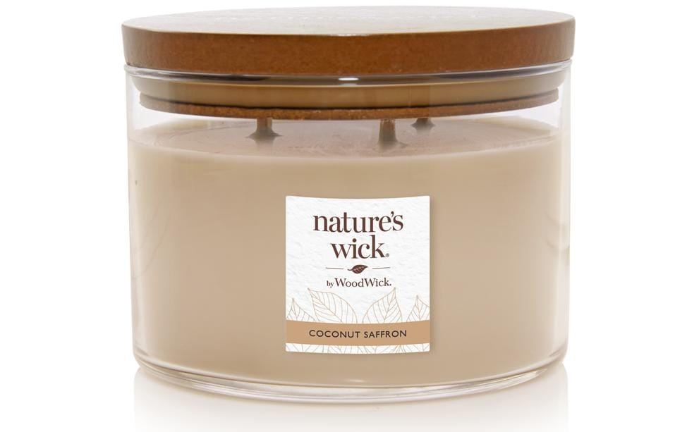 Woodwick Duftkerze »Natures Wick Coconut Saffron« Woodwick Duftkerze »Natures Wick Coconut Saffron« von Woodwick
