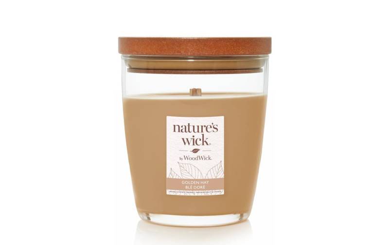 Woodwick Duftkerze »Natures Wick Goldfarbenen Hay« von Woodwick