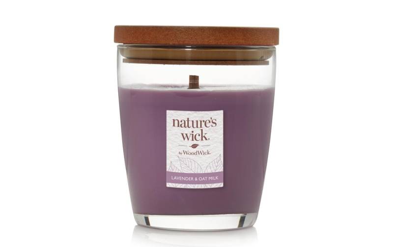 Woodwick Duftkerze »Natures Wick Lavender & Oat Milk« von Woodwick