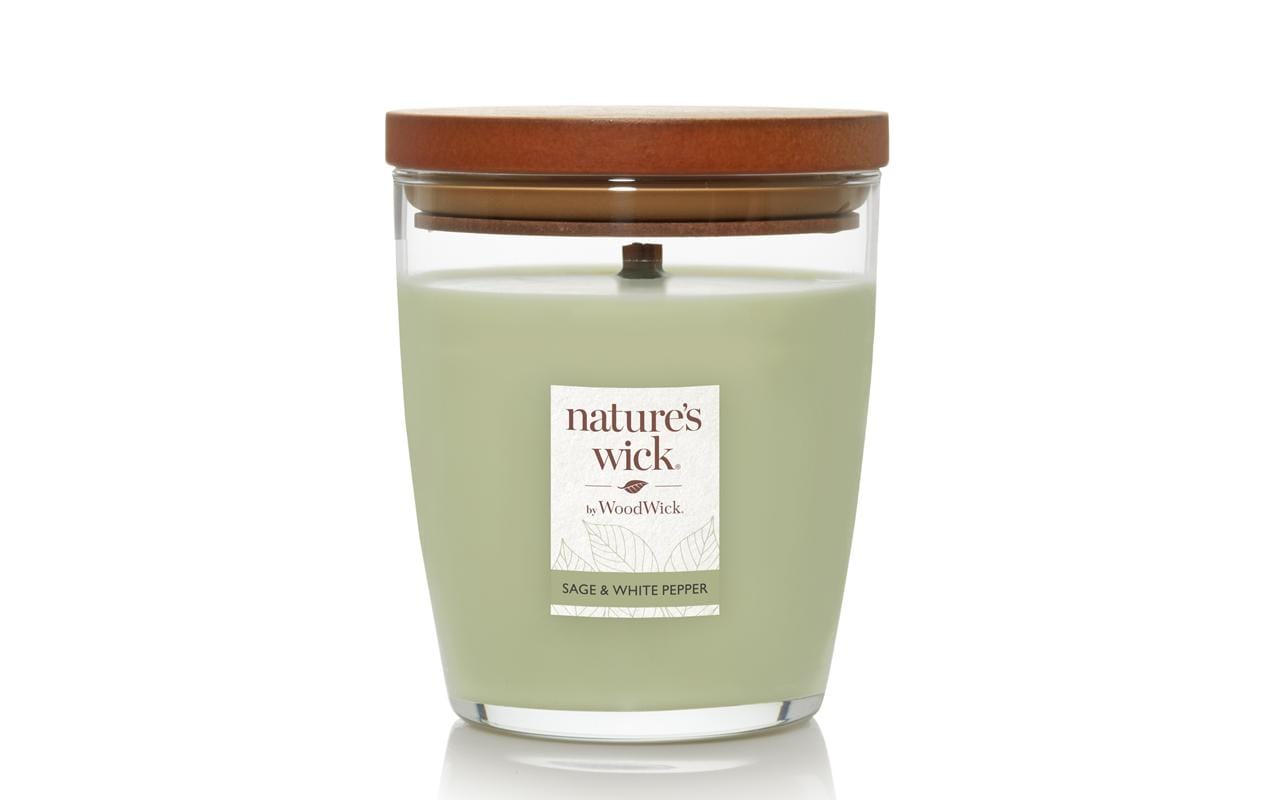 Woodwick Duftkerze »Natures Wick Sage & White Pepper« Woodwick Duftkerze »Natures Wick Sage & White Pepper« von Woodwick