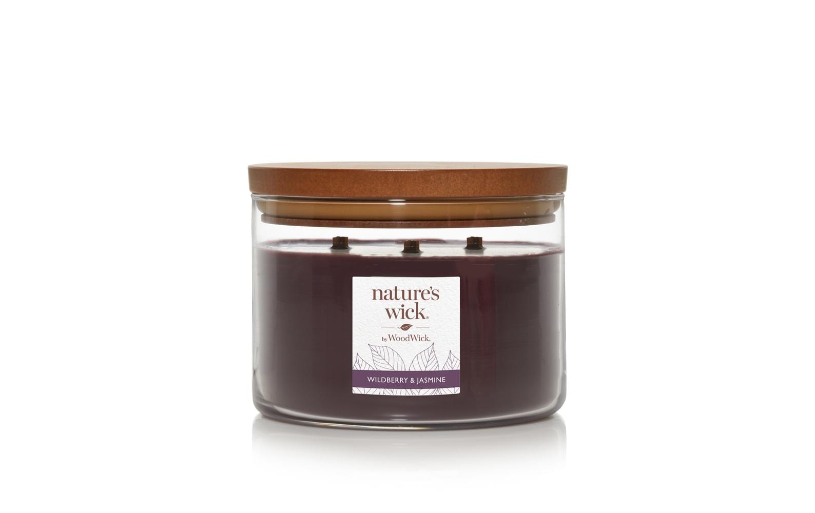 Woodwick Duftkerze »Natures Wick Wildberry & Jasmine« von Woodwick