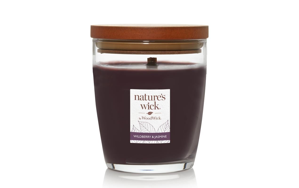 Woodwick Duftkerze »Natures Wick Wildberry & Jasmine« Woodwick Duftkerze »Natures Wick Wildberry & Jasmine« von Woodwick