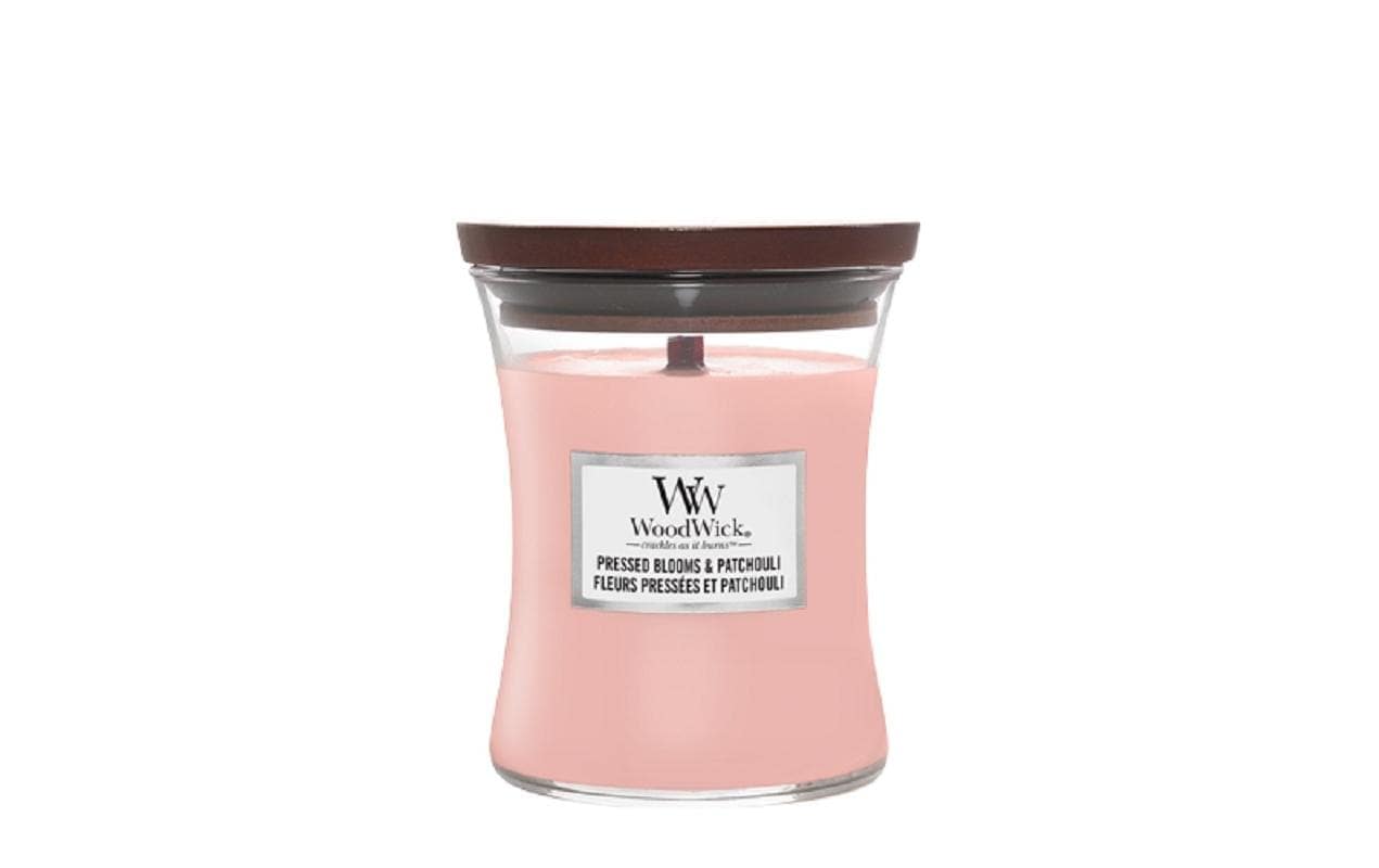 Woodwick Duftkerze »Pressed Blooms & Patchouli« von Woodwick