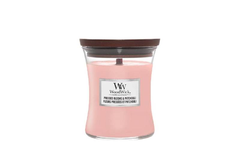 Woodwick Duftkerze »Pressed Blooms & Patchouli« von Woodwick